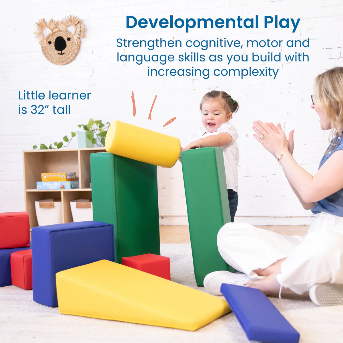 SoftZone Soft Builder Blocks Set of 16件 建築積木套裝