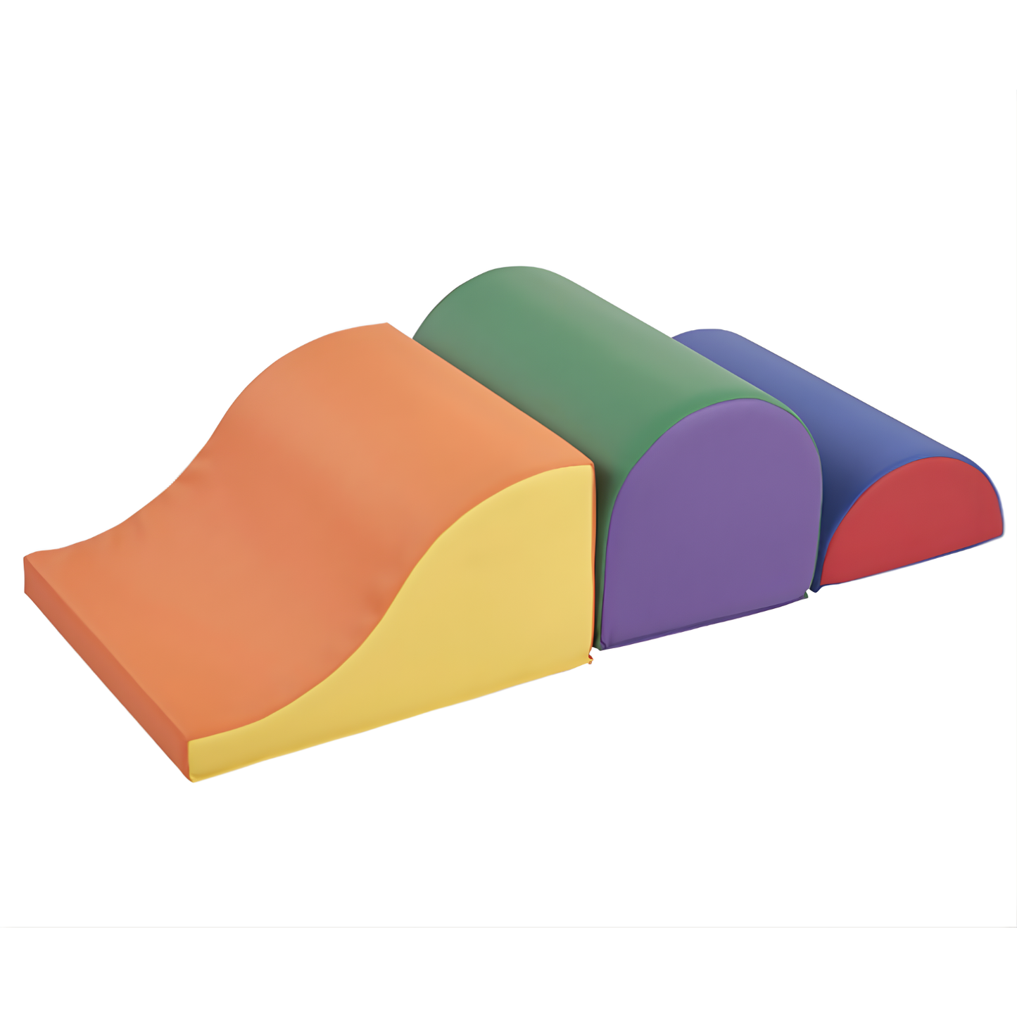 ECR4KIDS Speed Bumps and Slide, 3-Piece 爬爬階梯滑坡3件套