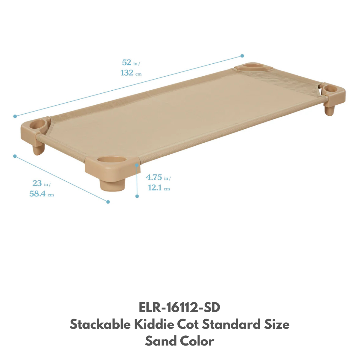 ECR4Kids Stackable Kiddie Cot 可堆疊幼兒床