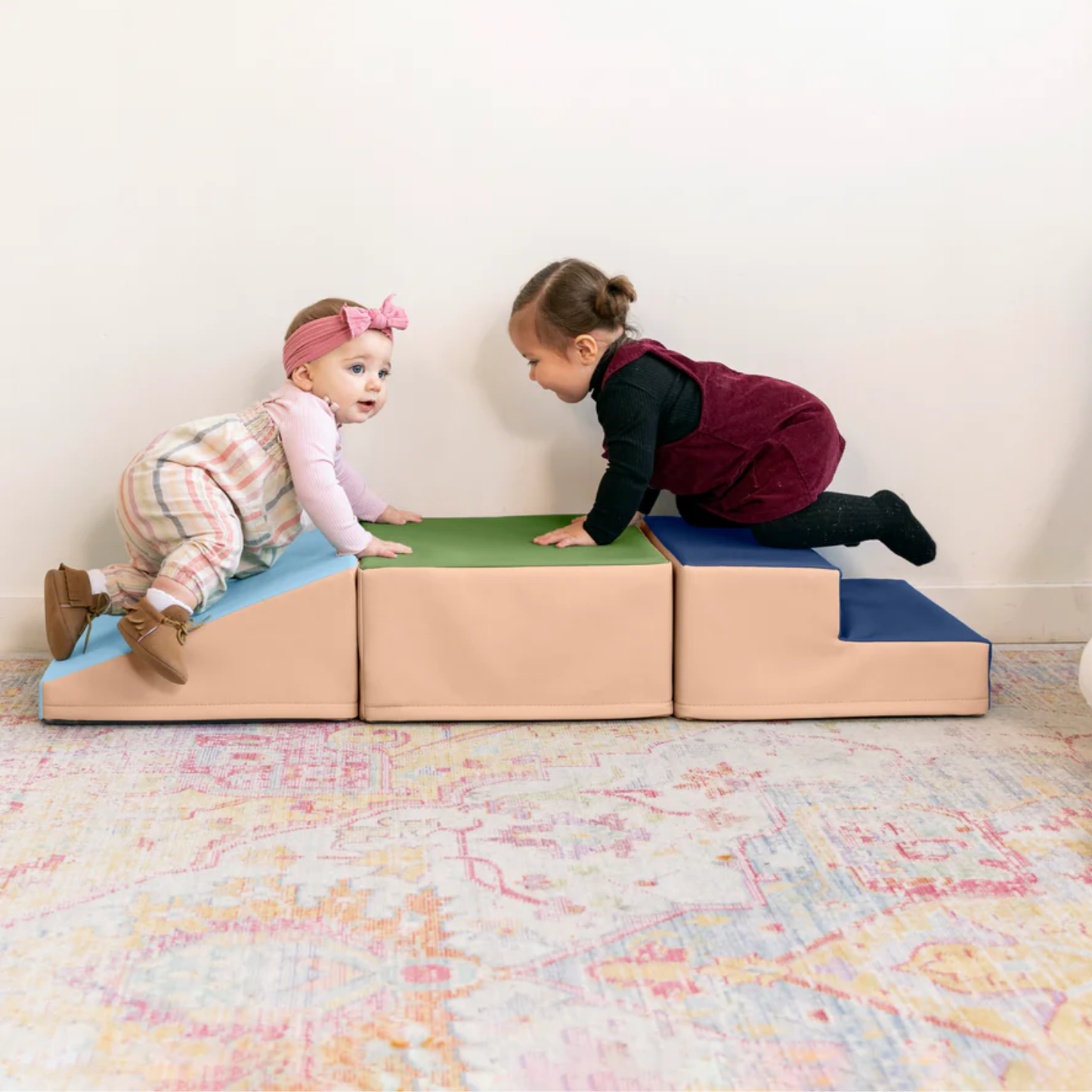 ECR4KIDS Junior Little Me Climb Crawl and Slide, 3-Piece 幼兒攀爬滑坡組合