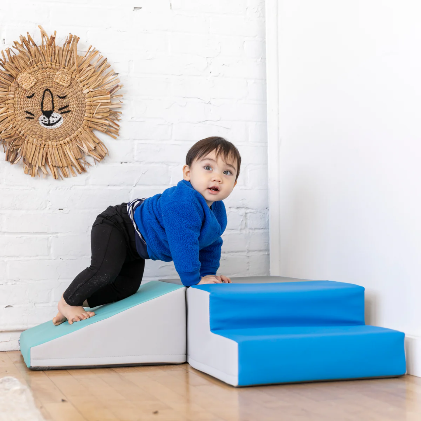 ECR4KIDS Junior Little Me Climb Crawl and Slide, 3-Piece 幼兒攀爬滑坡組合