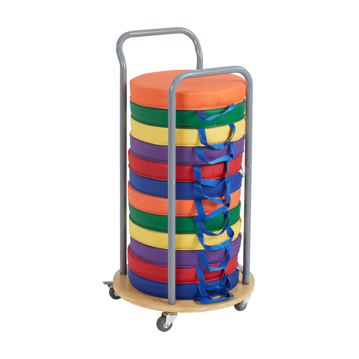 Softzone Round Cushion with Handle Set of 6件套 帶提把彩虹圓形地墊