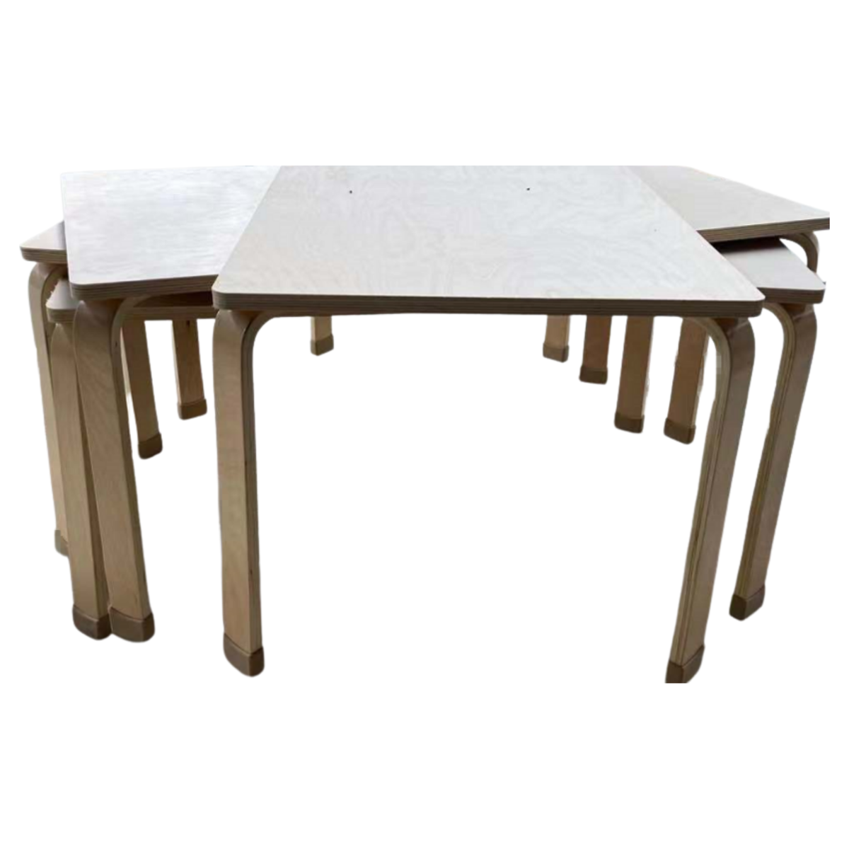 ECR4Kids Rectangle Bentwood Play Table 長方形彎木腿學習桌