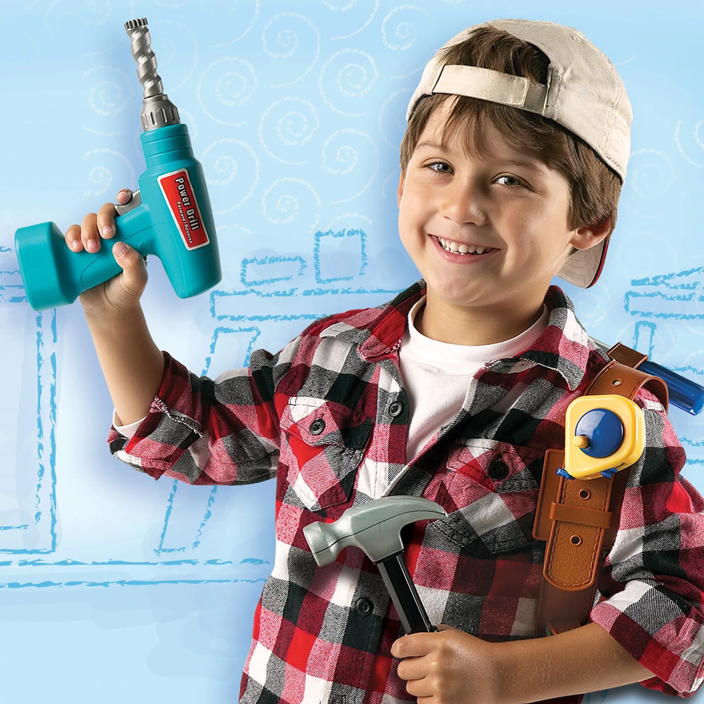  Learning Resources Pretend & Play Work Belt Tool Set