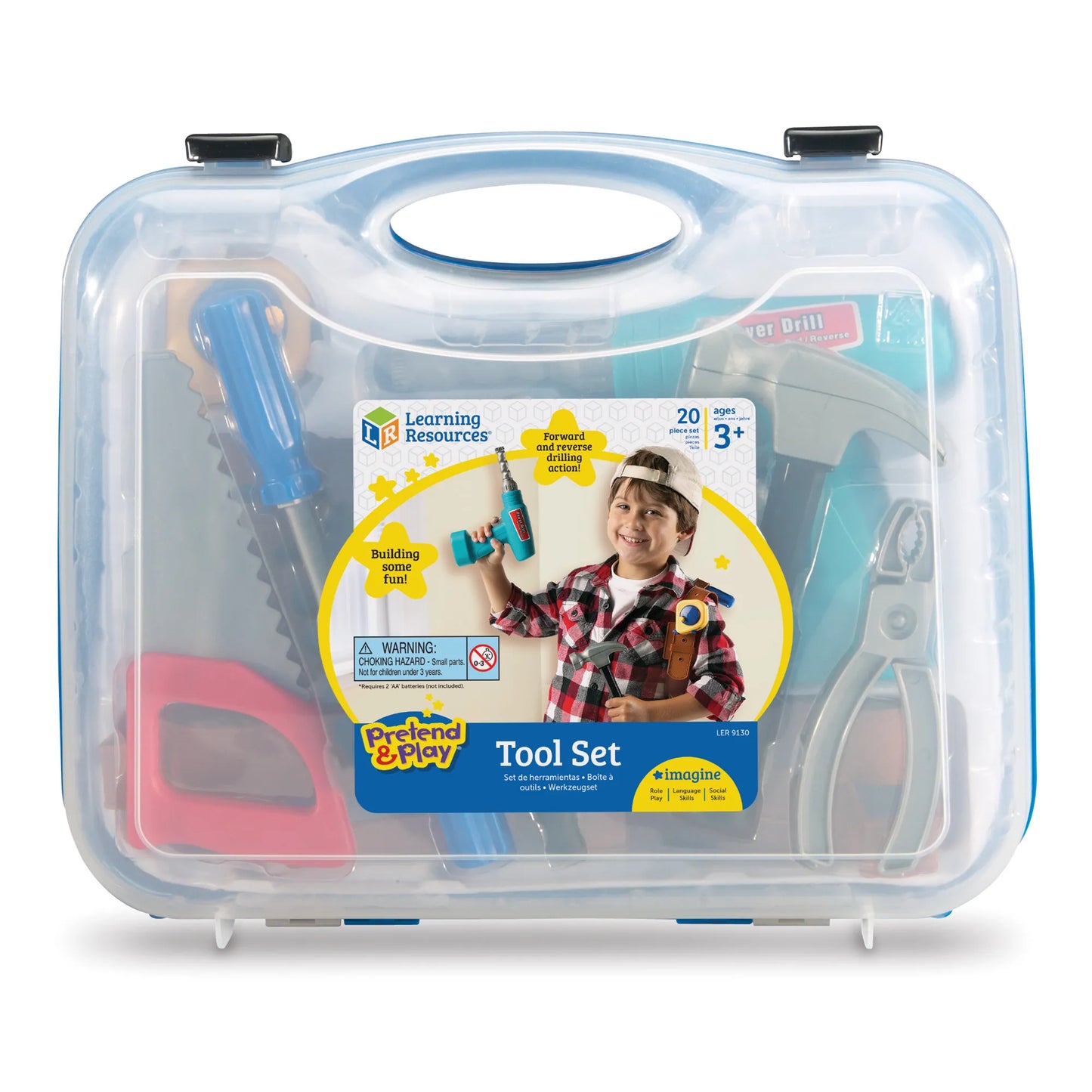  Learning Resources Pretend & Play Work Belt Tool Set