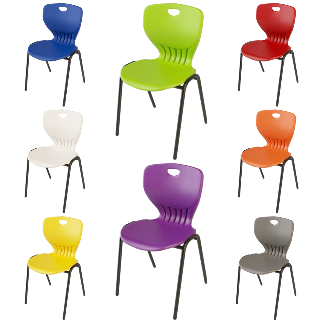 Max-A Stackable Classroom Chair MOQ 200 可疊課室椅 最小訂購量200張 (3Years Warranty 3年保用)
