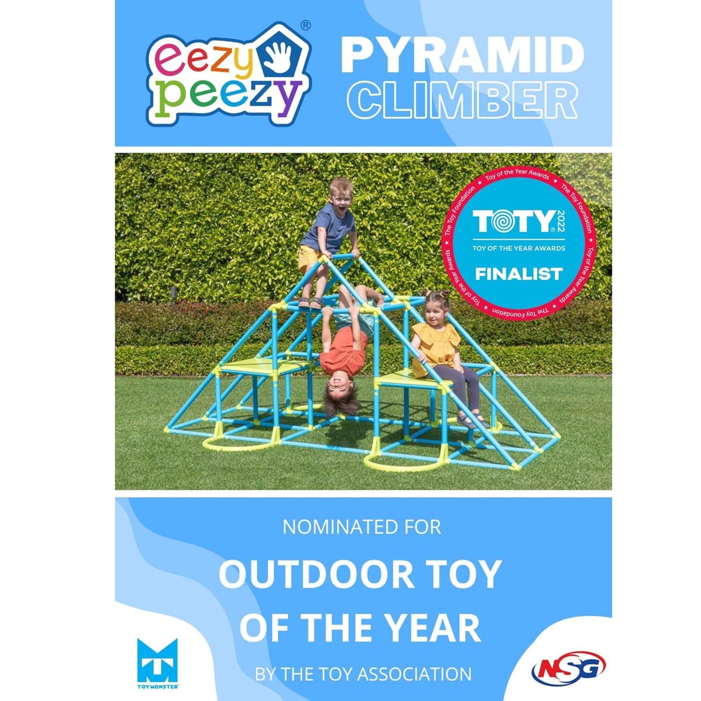 Mega Pyramid Monkey Bars-Versatile Climbing Tower 巨型金字塔攀爬架-多功能兒童猴子桿組合