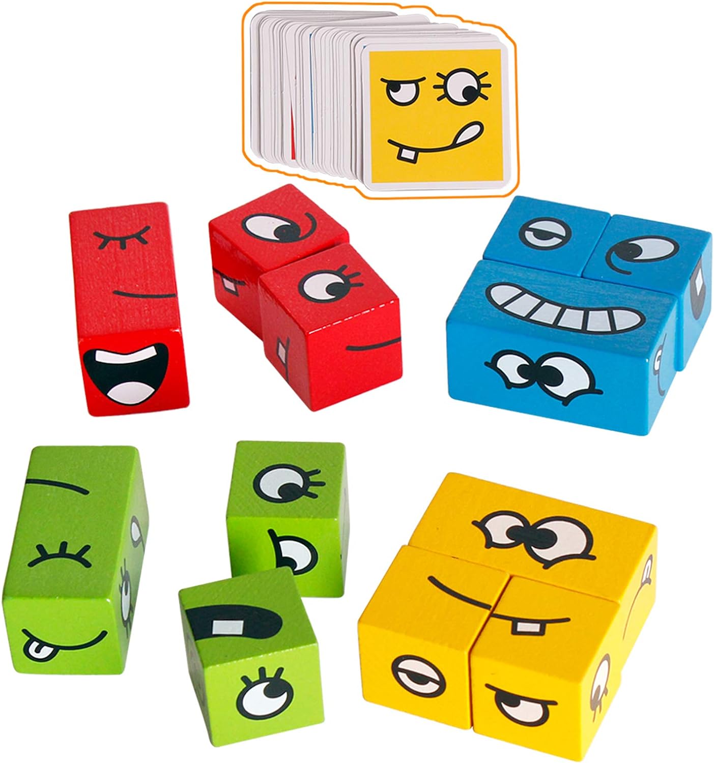 Blocks Flip Expression Puzzle Building Blocks Flip & Match Game 表情積木配對遊戲 – MY ...