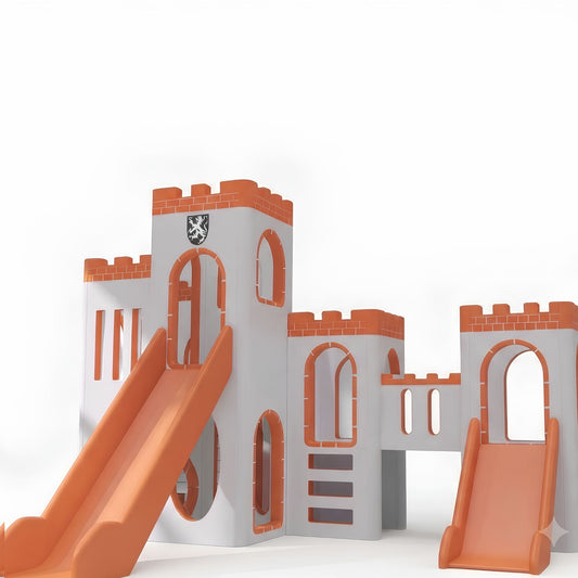 Premium Indoor Playground Windsor Castle Climber & Slide Set L210*W388*H210cm 溫莎城堡遊戲場 Conform to EN71 Safety Approval