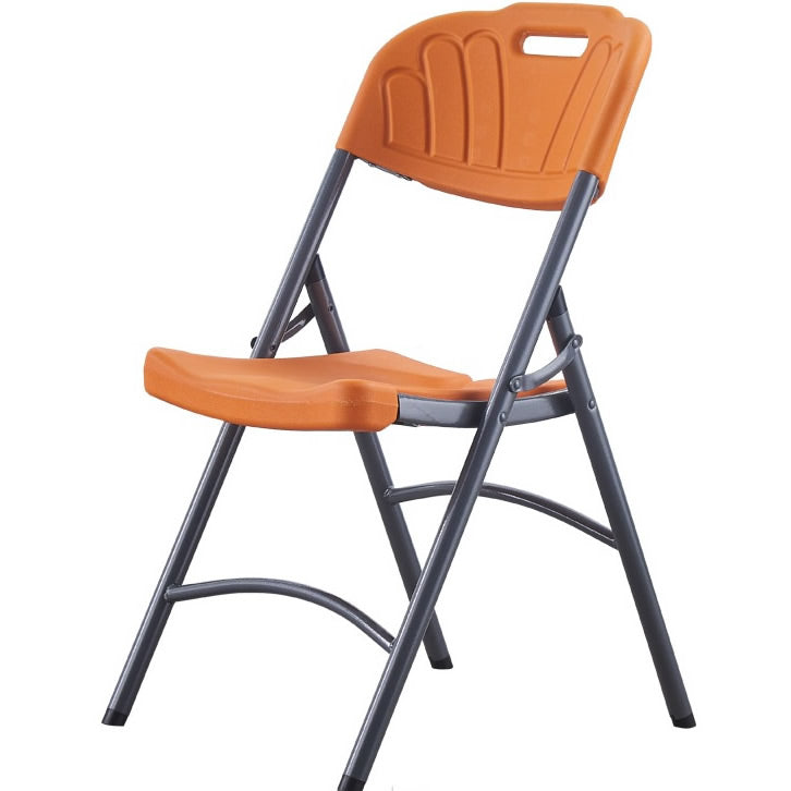 KC Comfy Plastic Folding Chairs for Indoor and Outdoor