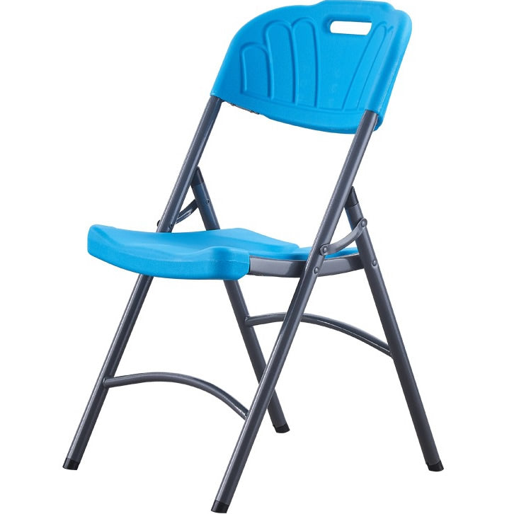 KC Comfy Plastic Folding Chairs for Indoor and Outdoor