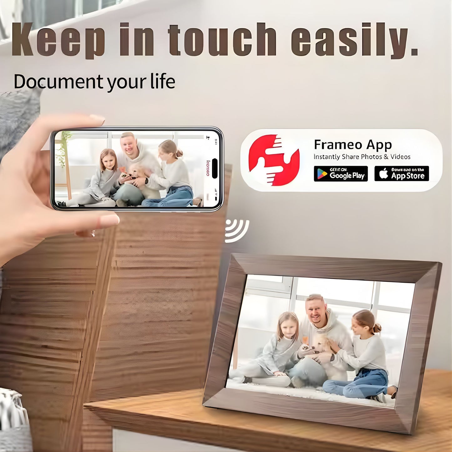 Frameo 10.1 Inch Smart WiFi Digital Frame 32GB Frameo 10.1吋智能WiFi數位相框 32GB