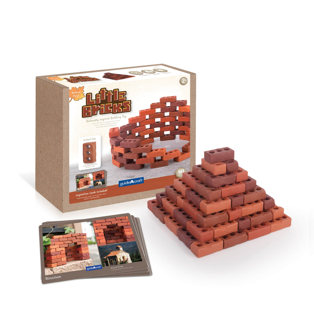 Guidecraft Little Bricks Set of 60
