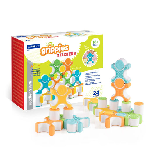 Guidecraft Grippies Stackers Set of 24