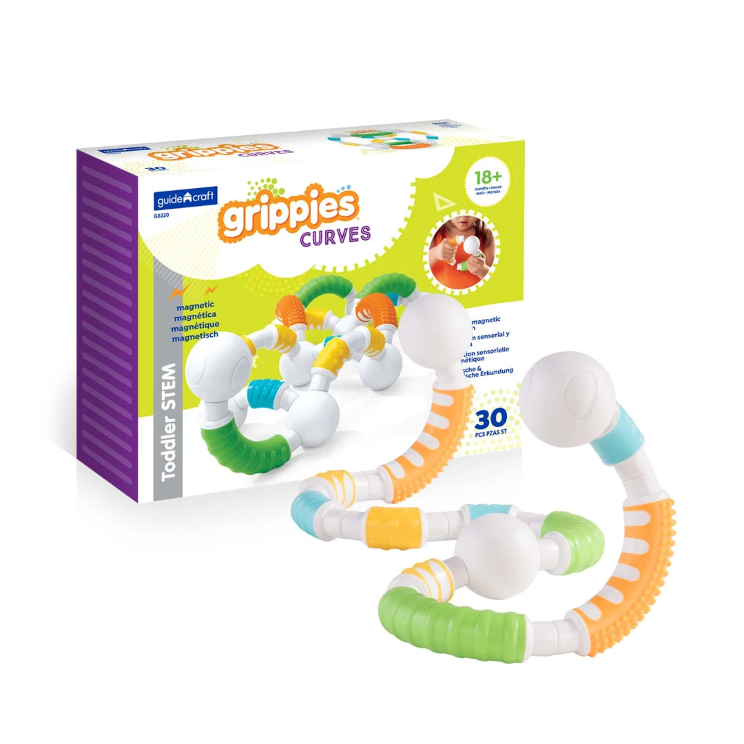 Guidecraft Grippies Curves Set of 30