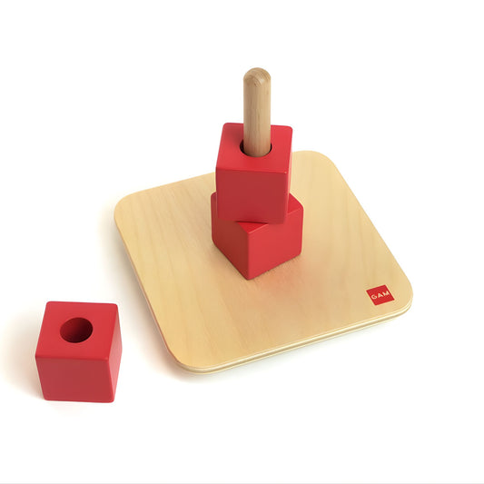 GAM MONTESSORI CUBES ON VERTICAL DOWEL