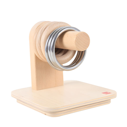 GAM MONTESSORI RINGS ON HORIZONTAL DOWEL