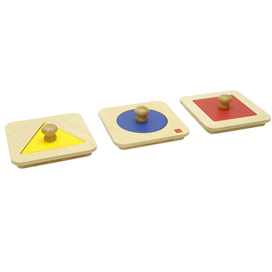 GAM MONTESSORI SINGLE SHAPE PUZZLE SET