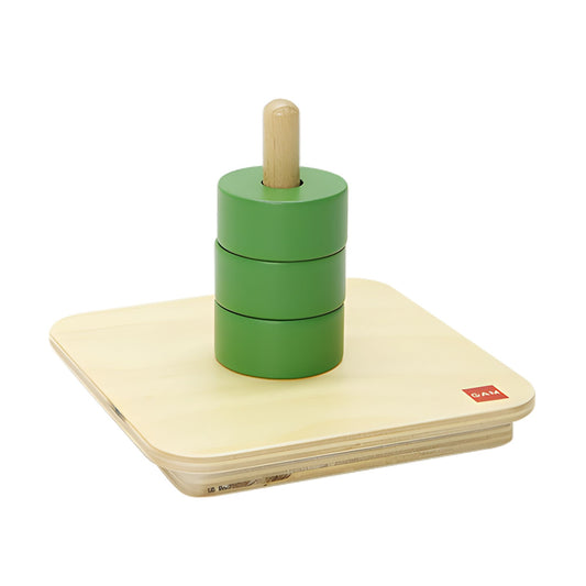 GAM MONTESSORI DISCS ON VERTICAL DOWEL