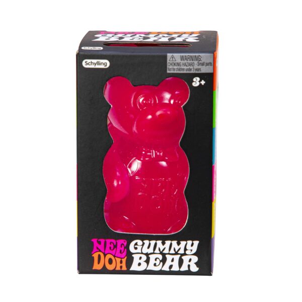 Schylling NeeDoh Gummy Bear 軟糖小熊造型紓壓捏捏樂 (兒童感官療癒玩具) Random Color 顏色隨機