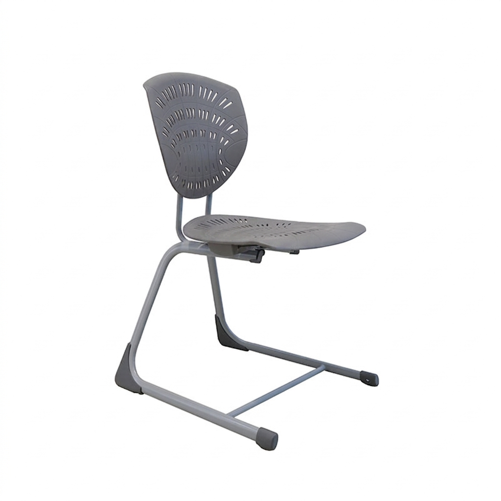 Stackable Ergonomic Sled Chair 42x40x72cm Seat Hight 45cm 座高 人體工學雪橇椅 可堆疊活動課室椅 MOQ 20 最少起訂量20張