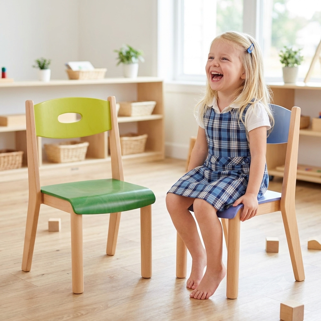 GAM Stackable Beech Wood Chair Seat Height 31cm 坐高 可堆疊櫸木椅 AMI Approval