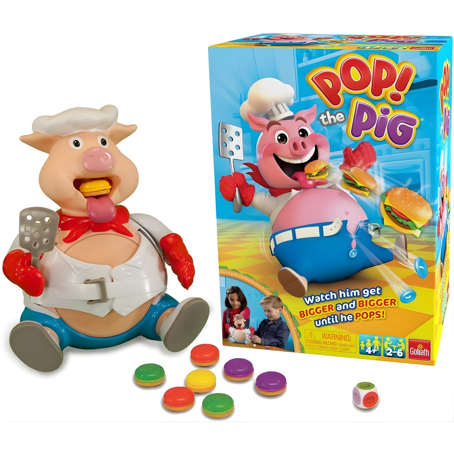 Goliath Pop the Pig (Bigger and Better) Children's Preschool Board Game 爆波小豬桌上遊戲 (加大升級版) 幼兒學前益智玩具