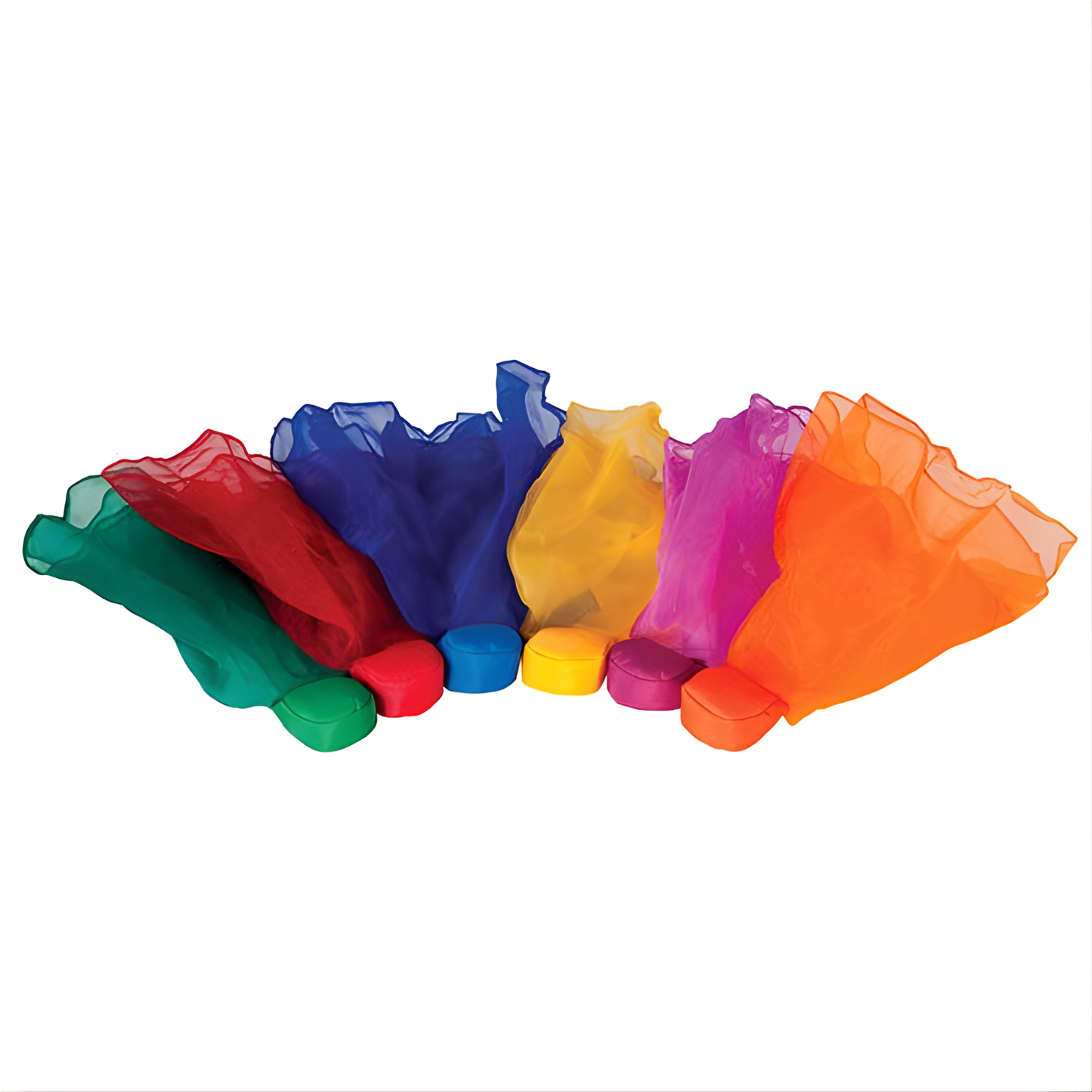 Bean Bag Silk Scarf Set of 6個絲巾沙包