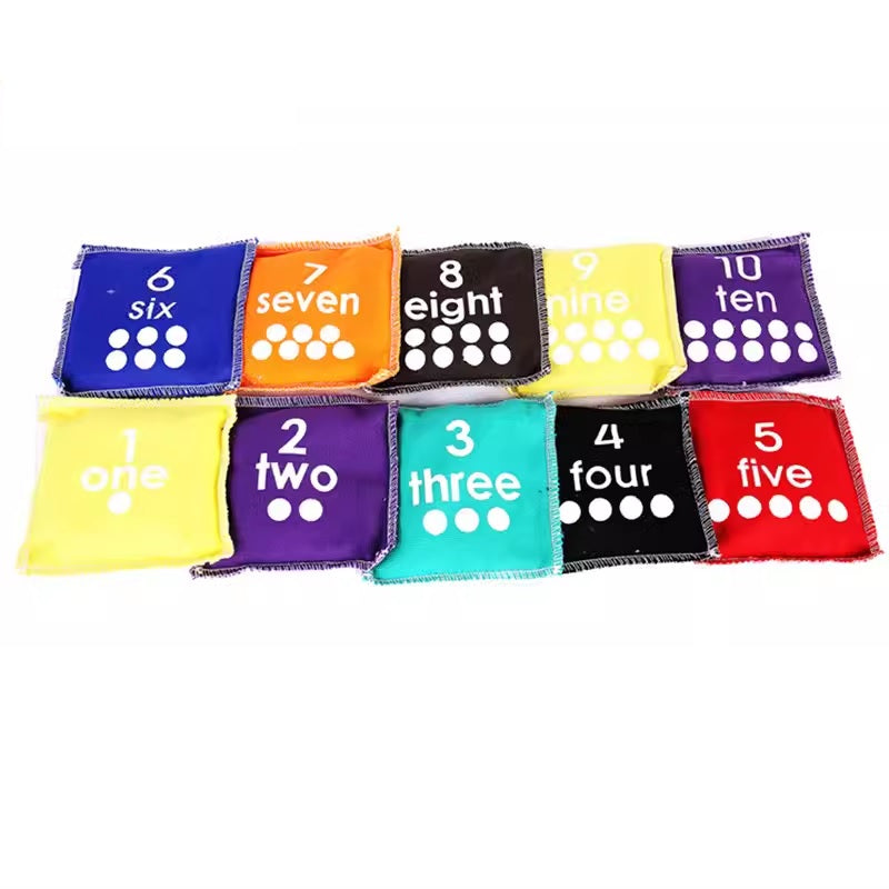 Bean Bag Number Set of 10 Color 10色數字沙包套裝 – MY SCHOOL BUS