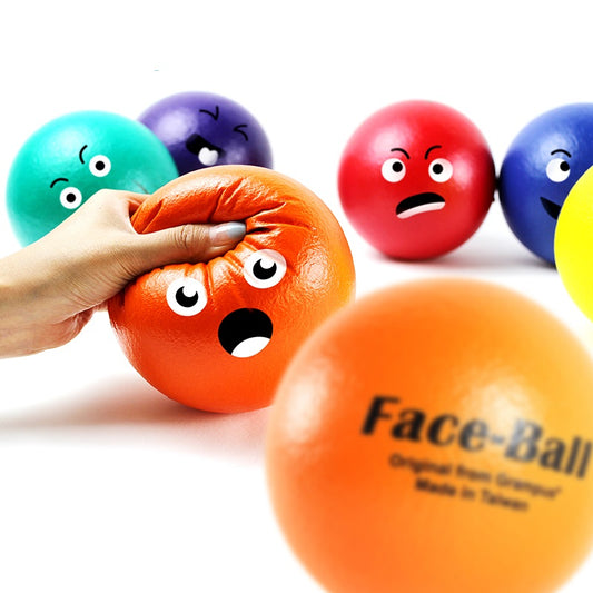 Grampus Softi Face Ball 5 inch Set of 6 超柔軟表情球5寸6色套裝