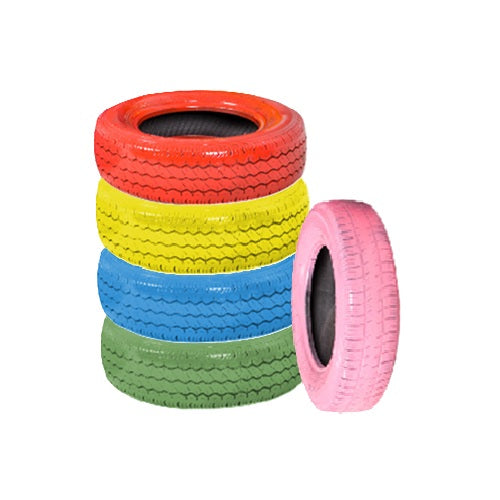 Colourful Rubber Tire Set of 5個套裝彩色橡膠輪胎