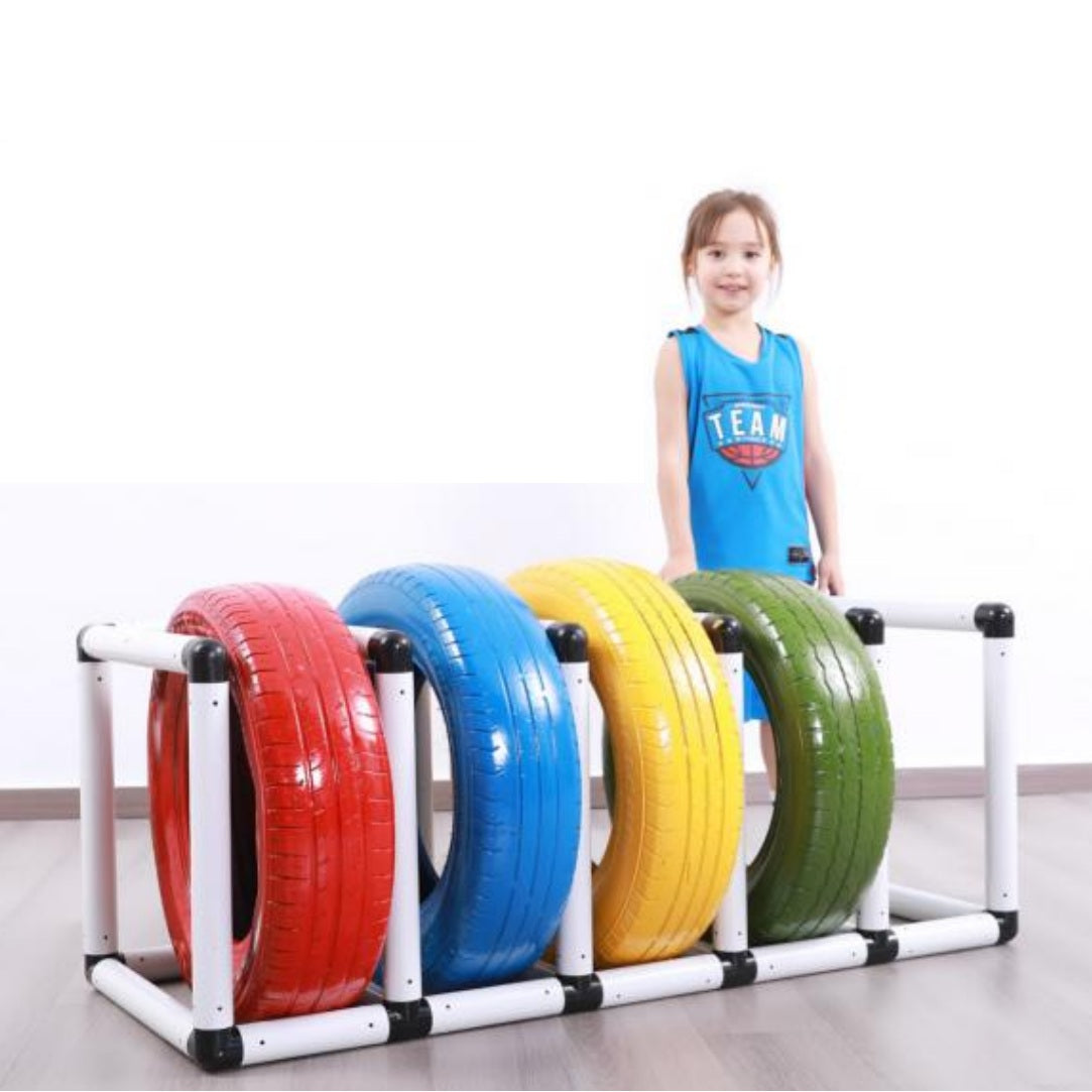 Colourful Rubber Tire Set of 5個套裝彩色橡膠輪胎