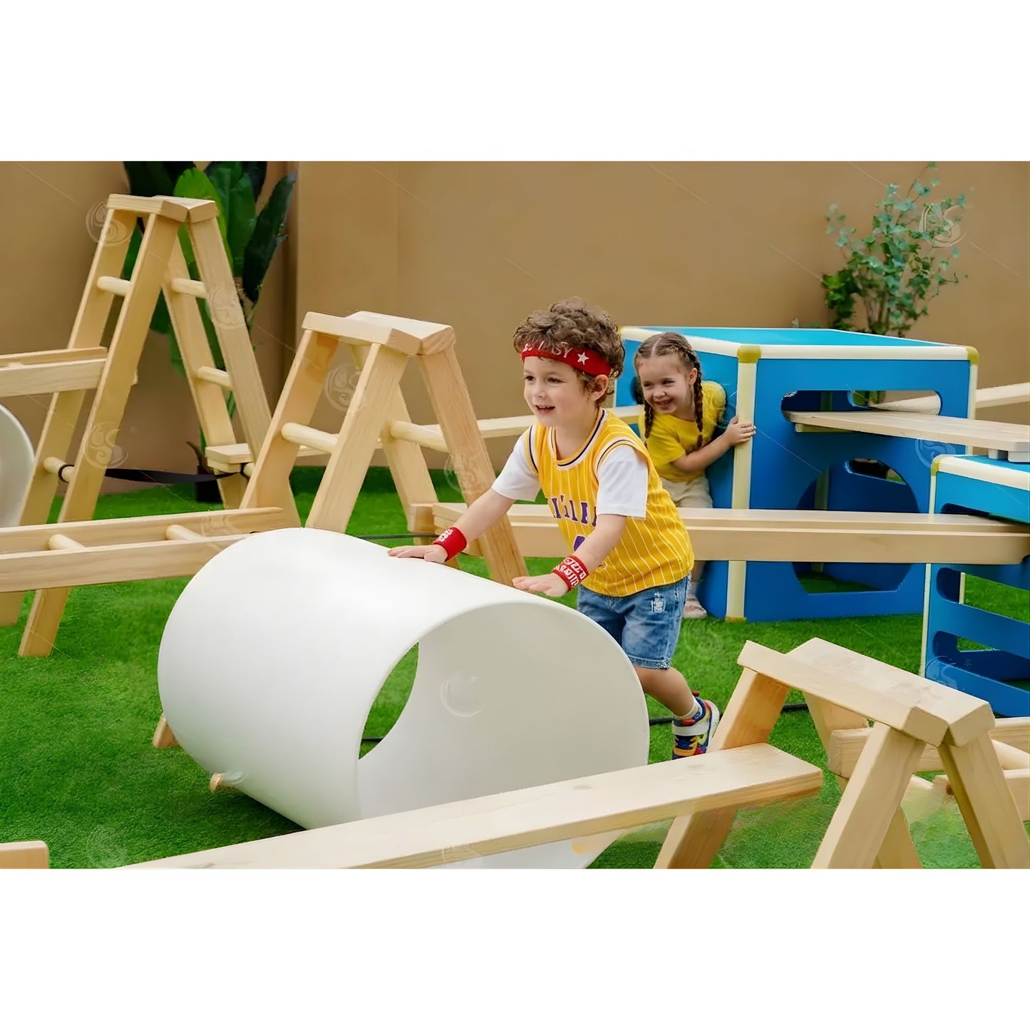 Premium Modular Outdoor Adventure Obstacle Course Set  戶外攀爬平衝訓練套裝