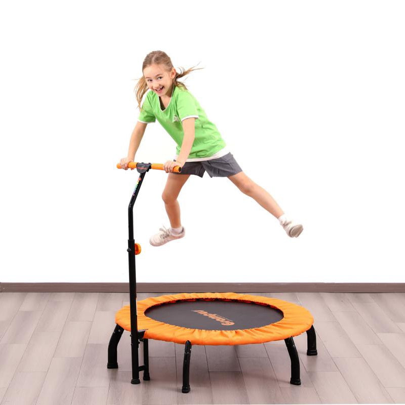 Kid Trampoline w/ height adjustable handrail 兒童跳彈床附可調高扶手