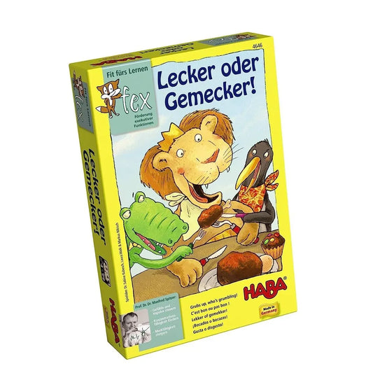 HABA Grubs Up! Who's Grumbling? Speed & Reaction Game 動物餵食 速度反應遊戲