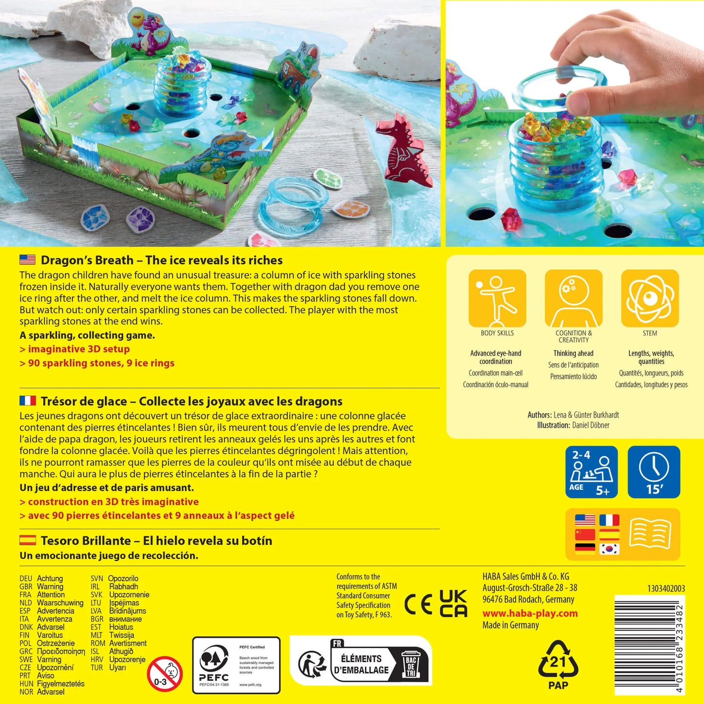 HABA 303402 Dragon’s Breath Board Game 龍之吐息 收集寶石遊戲