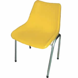 KHY-0311C Plastic Stackable Chair Size: L440xW380 Seat Height 440mm MOQ: 100Pcs