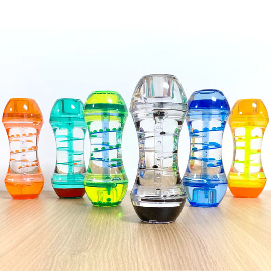 Sensory Spiral Liquid Timers Set of 6個 感官螺旋液體計時器套裝