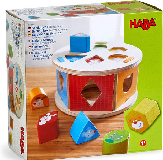 HABA 305060 Sorting Box Favourite Animals 最愛動物分類盒子