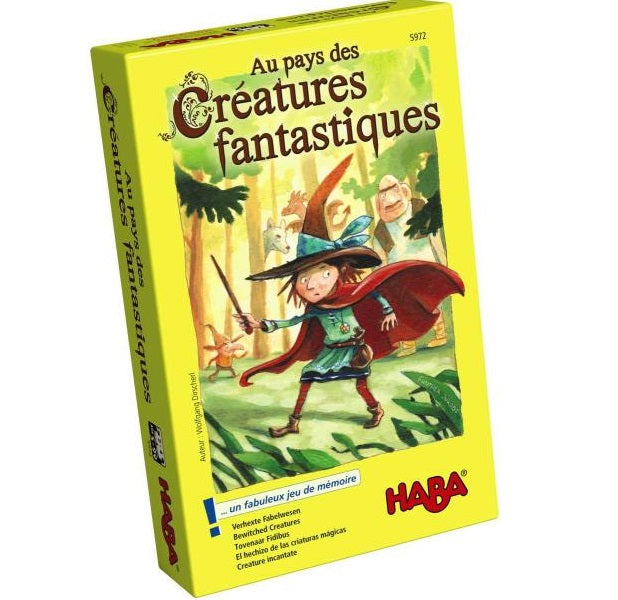 Haba 5874 Bewitched Creatures Card Matching Game 魔法學徒的冒險 邏輯思維組合遊戲