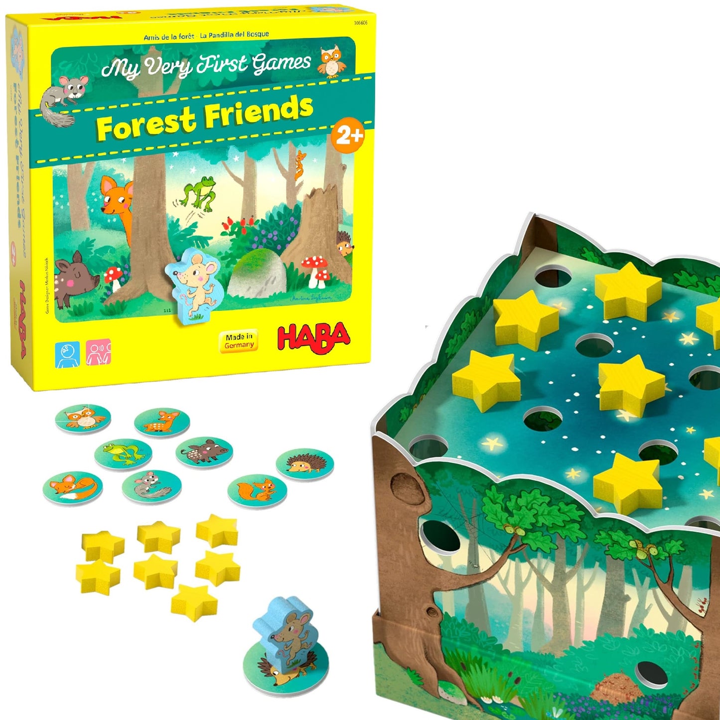 Haba 306606 My Very First Games - Forest Friends Matching & Memory Game 森林小動物盛會 配對記憶遊戲