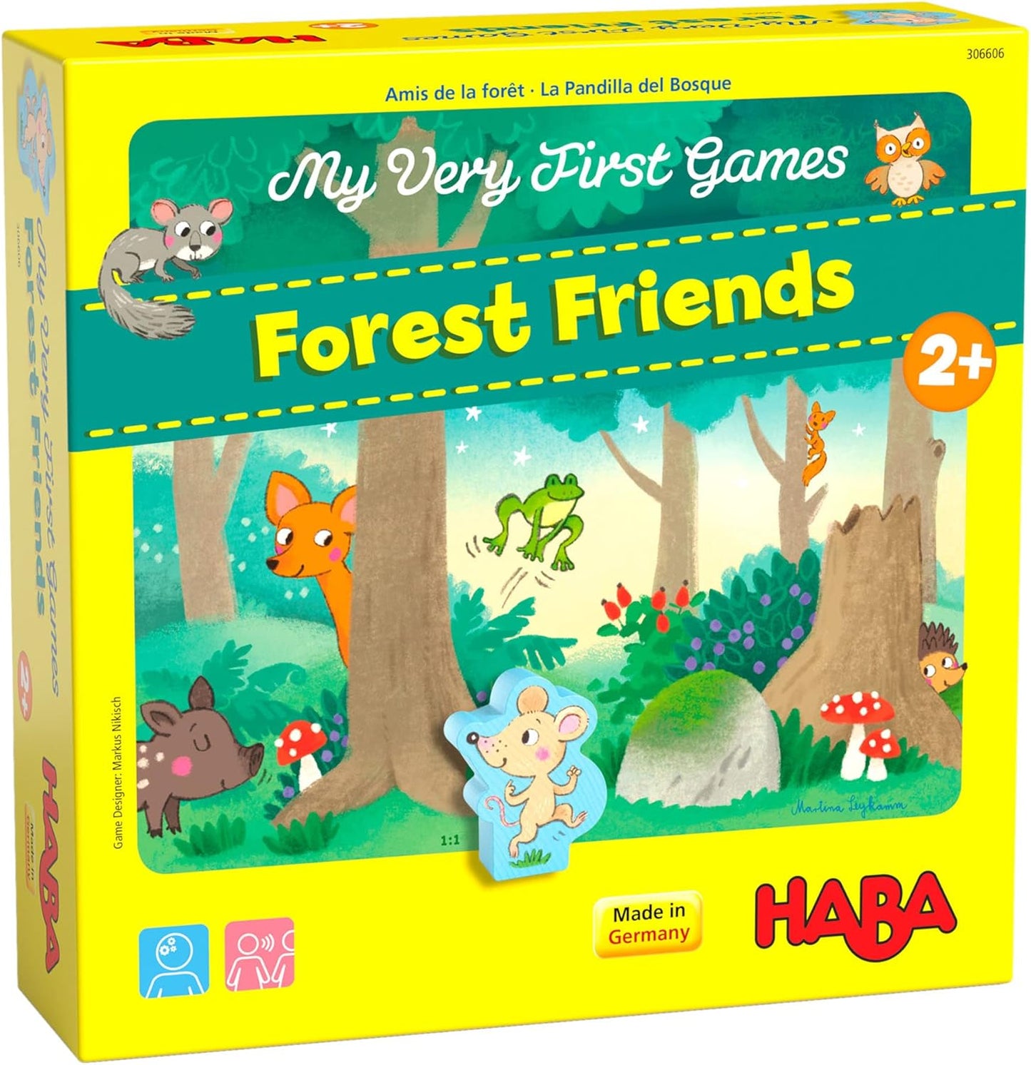 Haba 306606 My Very First Games - Forest Friends Matching & Memory Game 森林小動物盛會 配對記憶遊戲