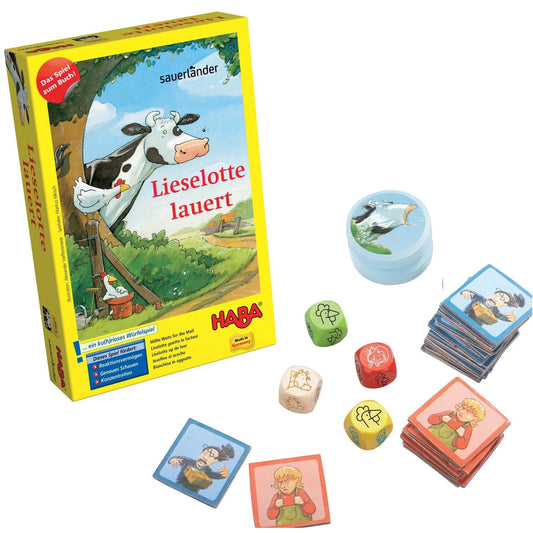 Haba 4793 Millie Waits for the Mail Game 米莉牛與郵差反應速度和策略遊戲