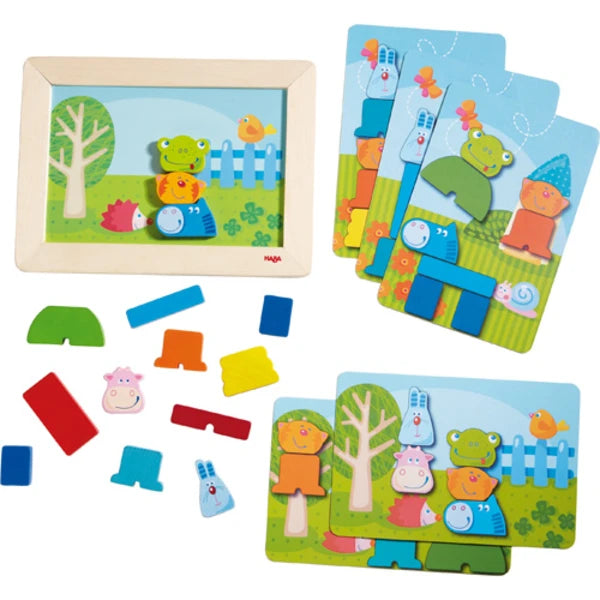 Haba 5599 Zoolino Magnetic Arranging Game 動物園情景 磁力組合遊戲