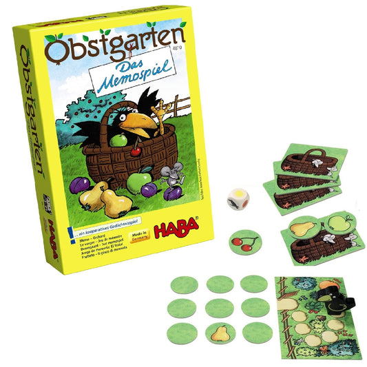 Haba 4610 Memo Orchard Cooperative Memory Game 小烏鴉果園合作遊戲