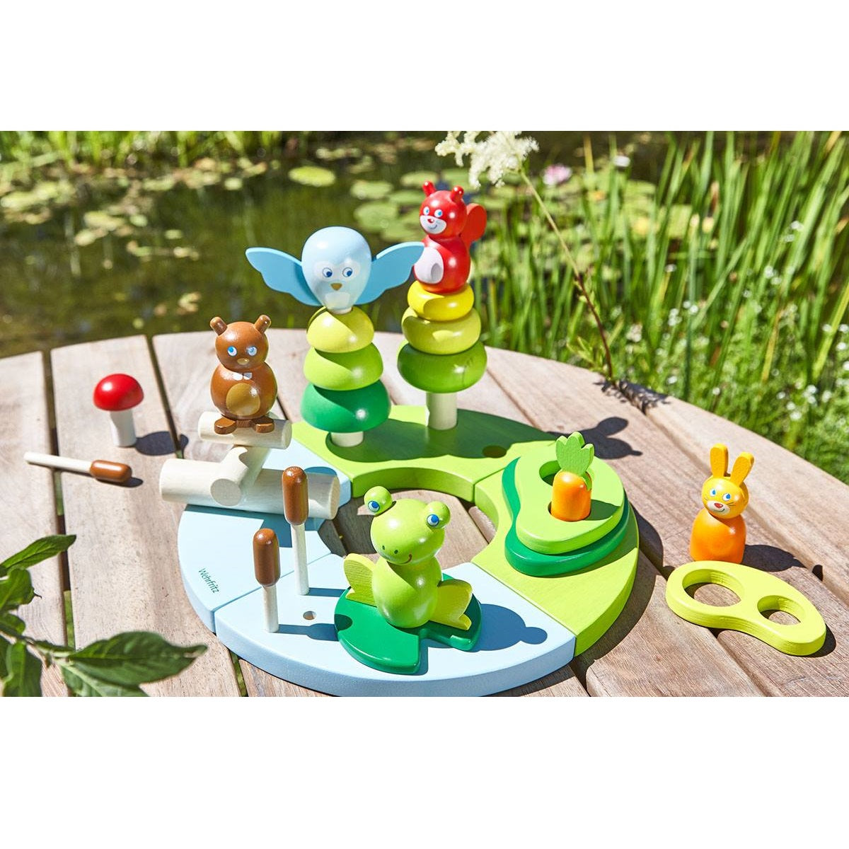 Haba Wehrfritz 185102  Forest Lake Fine Motor Pegging Game 森林湖小肌肉訓練遊戲