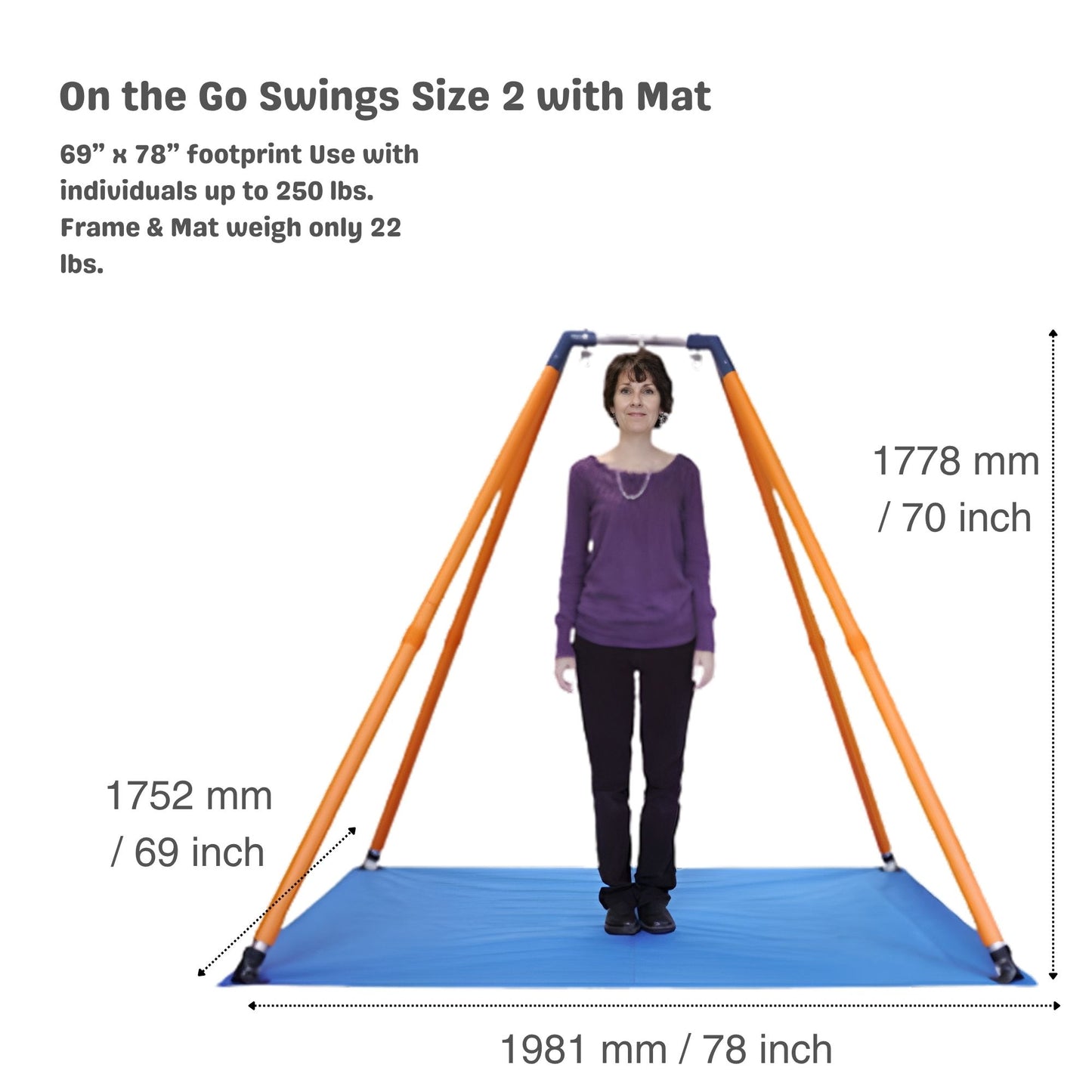 Haley's Joy Swing Frame 3-Point Suspension Size 2號 便攜式秋千架 3 點懸掛系統