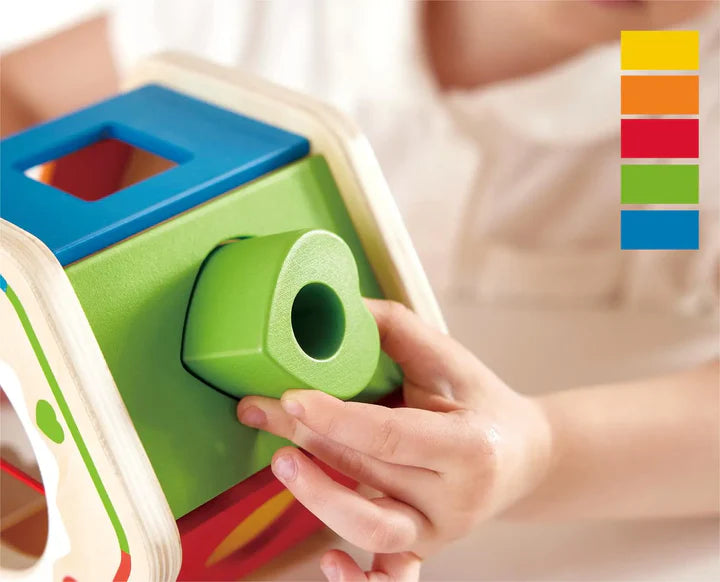 Hape Wooden Wonder Shape Sorter 多彩分類積木盒