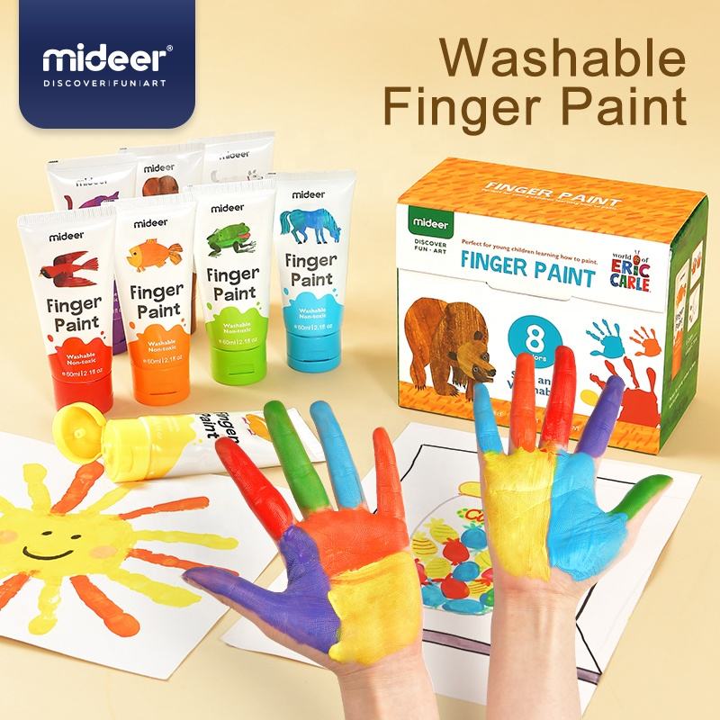 Mideer Finger Paint - The Very Hungry Caterpillar 手指畫－好餓的毛毛蟲