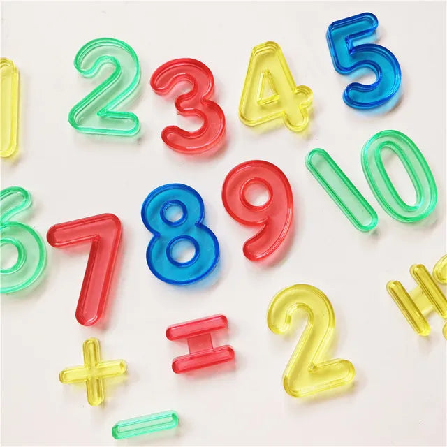 Transparent Numbers Pack Transparent Numbers Set 48 Pieces 透明數字及運算符號 48個 – MY SCHOOL BUS